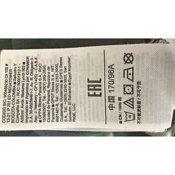 GAP Sleeveless Tank Top Women Size Medium Green White Stripe - Picture 7 of 8